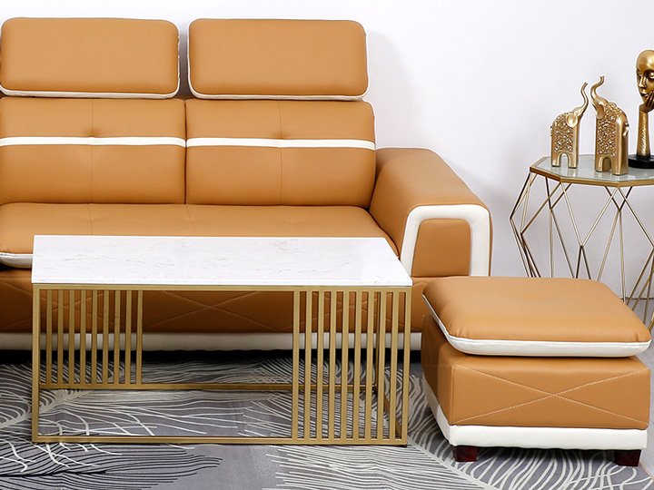 Sofa da nhập khẩu từ Ý giá rẻ 100% da thật